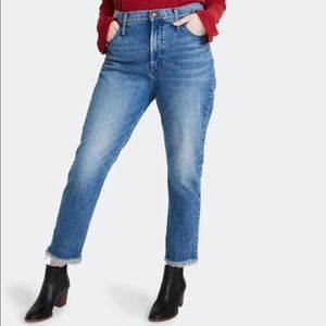 Madewell Perfect Vintage Jean w/ raw hem